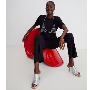 Sold Out H&M Slit-Hem Flared Pants